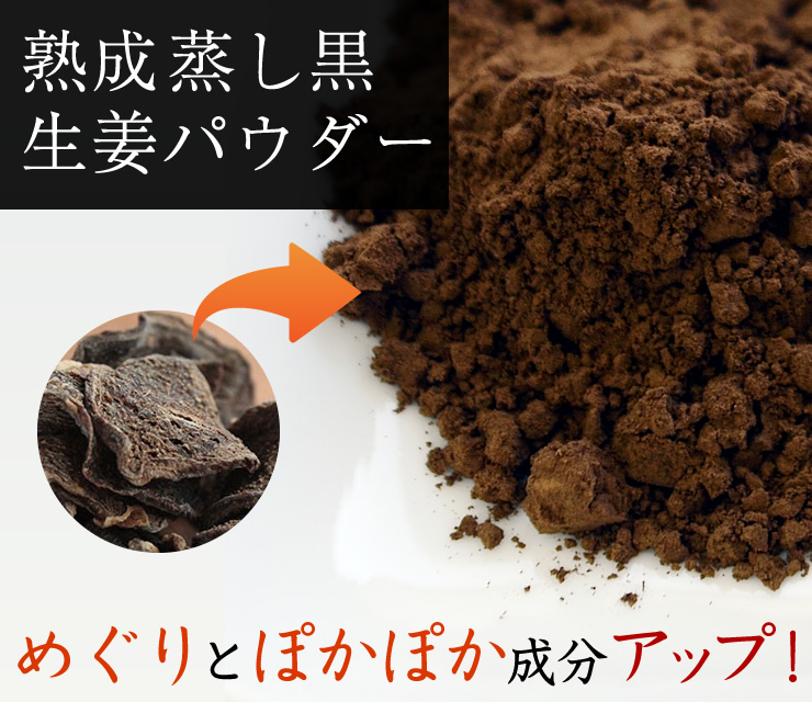 熟成蒸し黒生姜パウダー