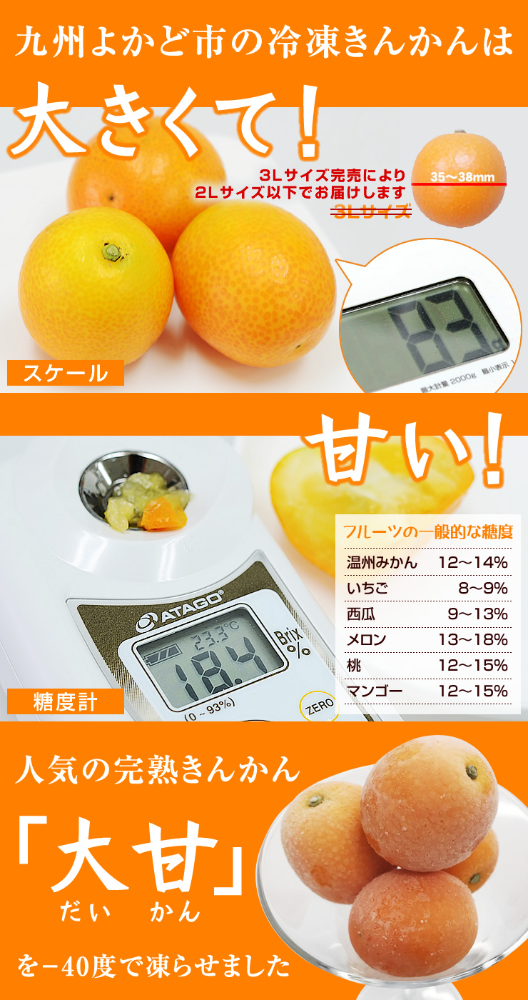 完熟きんかん