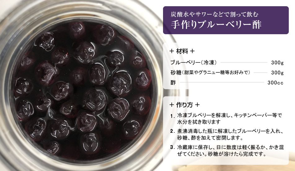 冷凍ブルーべりーをより美味しくするレシピ