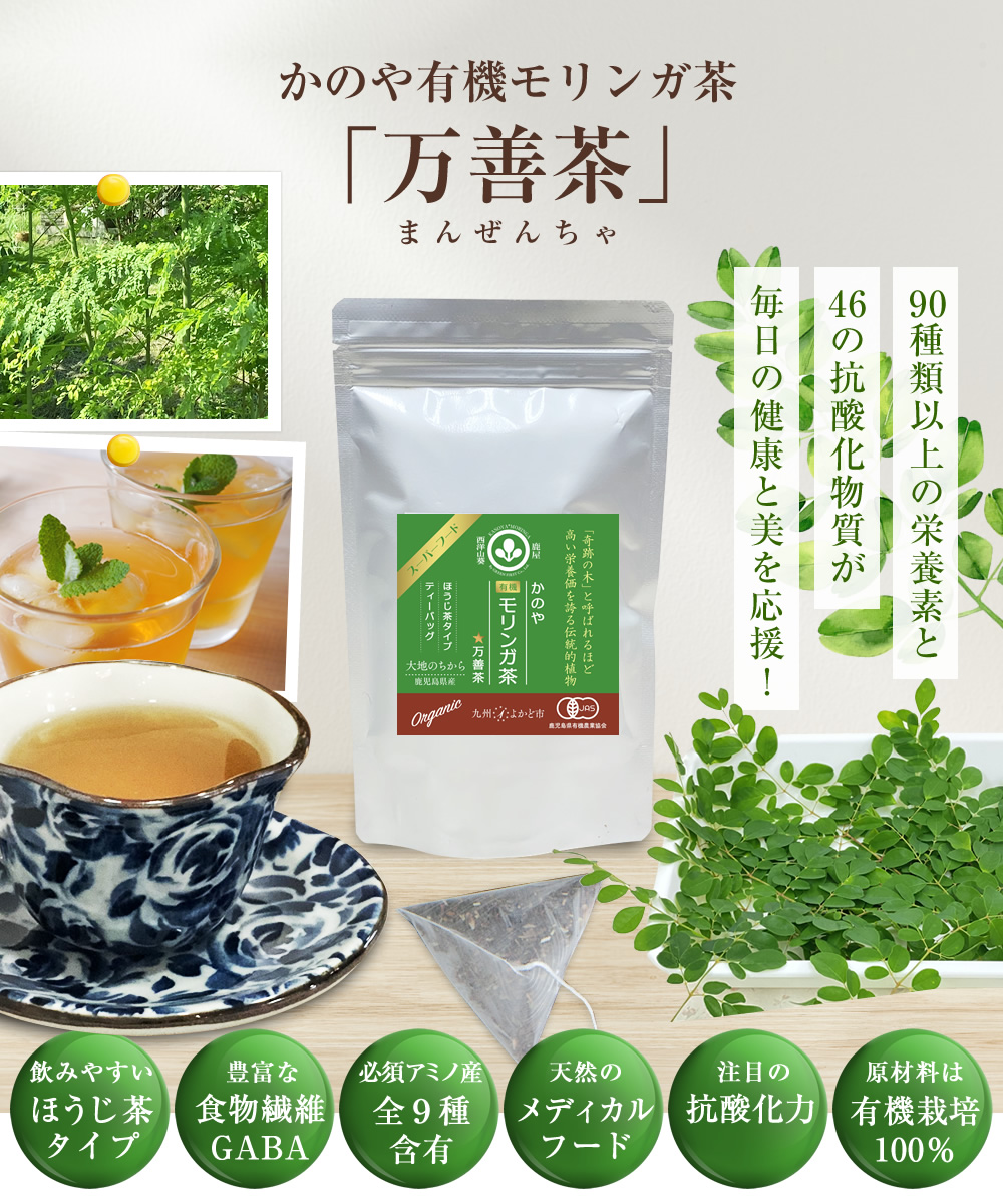 モリンガ茶「万善茶（まんぜんちゃ）」