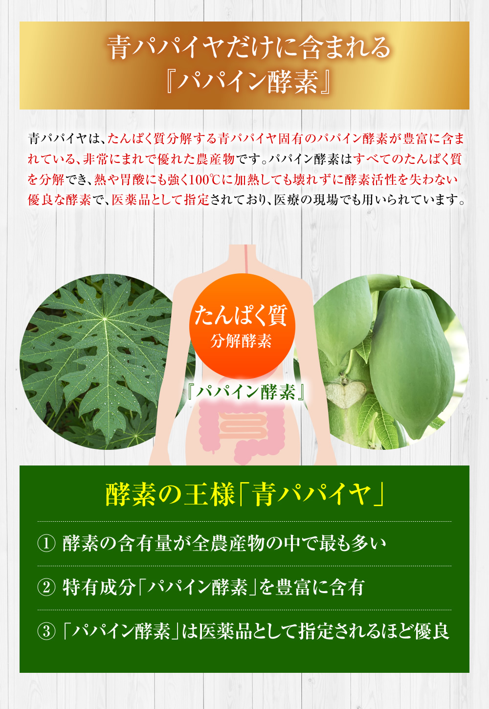 青パパイヤ葉っぱ茶