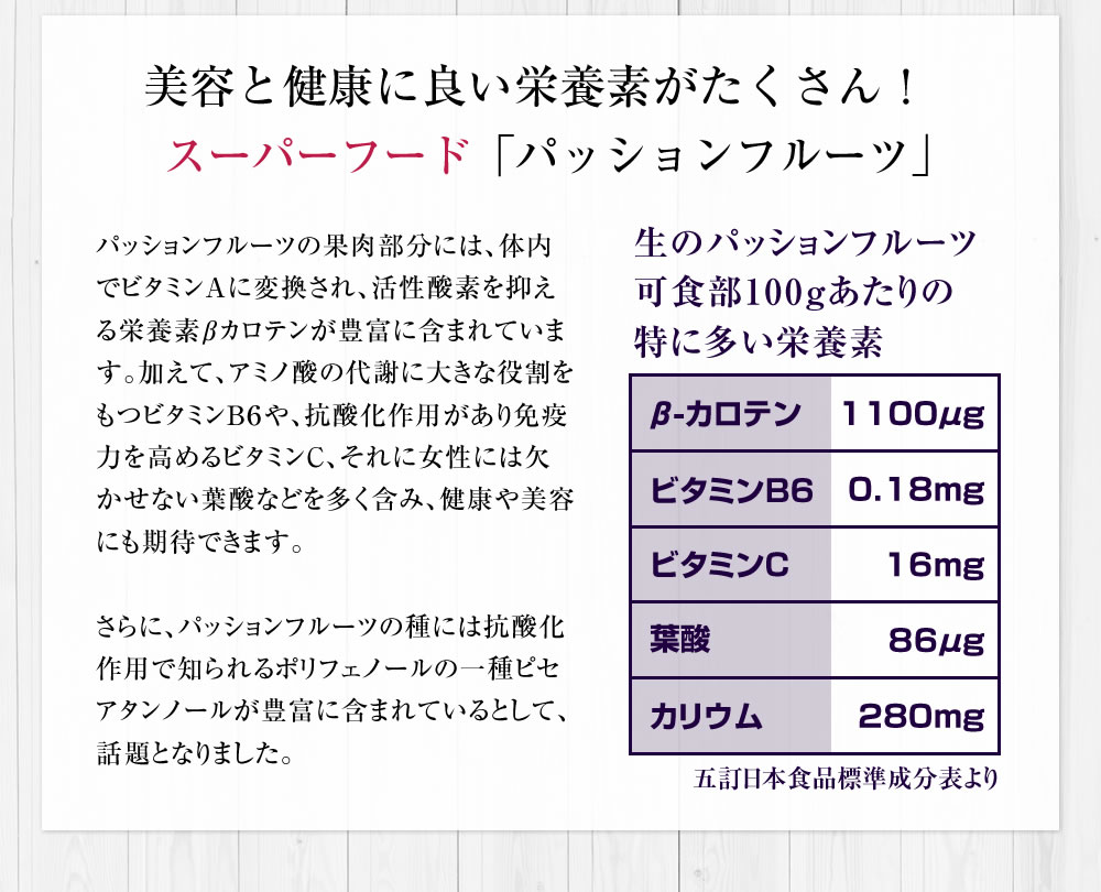 鹿児島県大隅半島産パッションフルーツ」